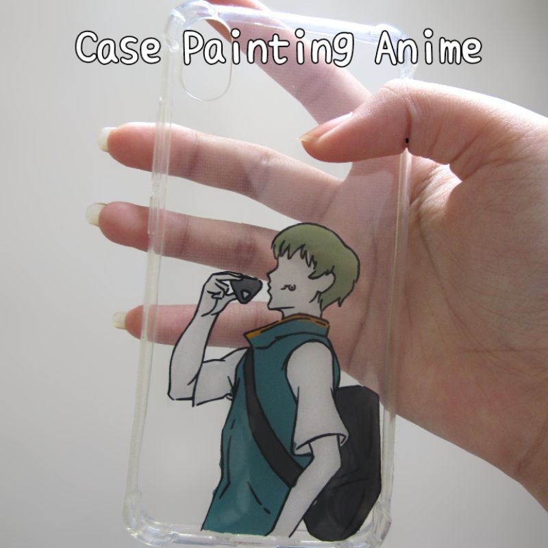 

[open PO] anime case painting / acrylic painting anime / glass painting anime / silicone case