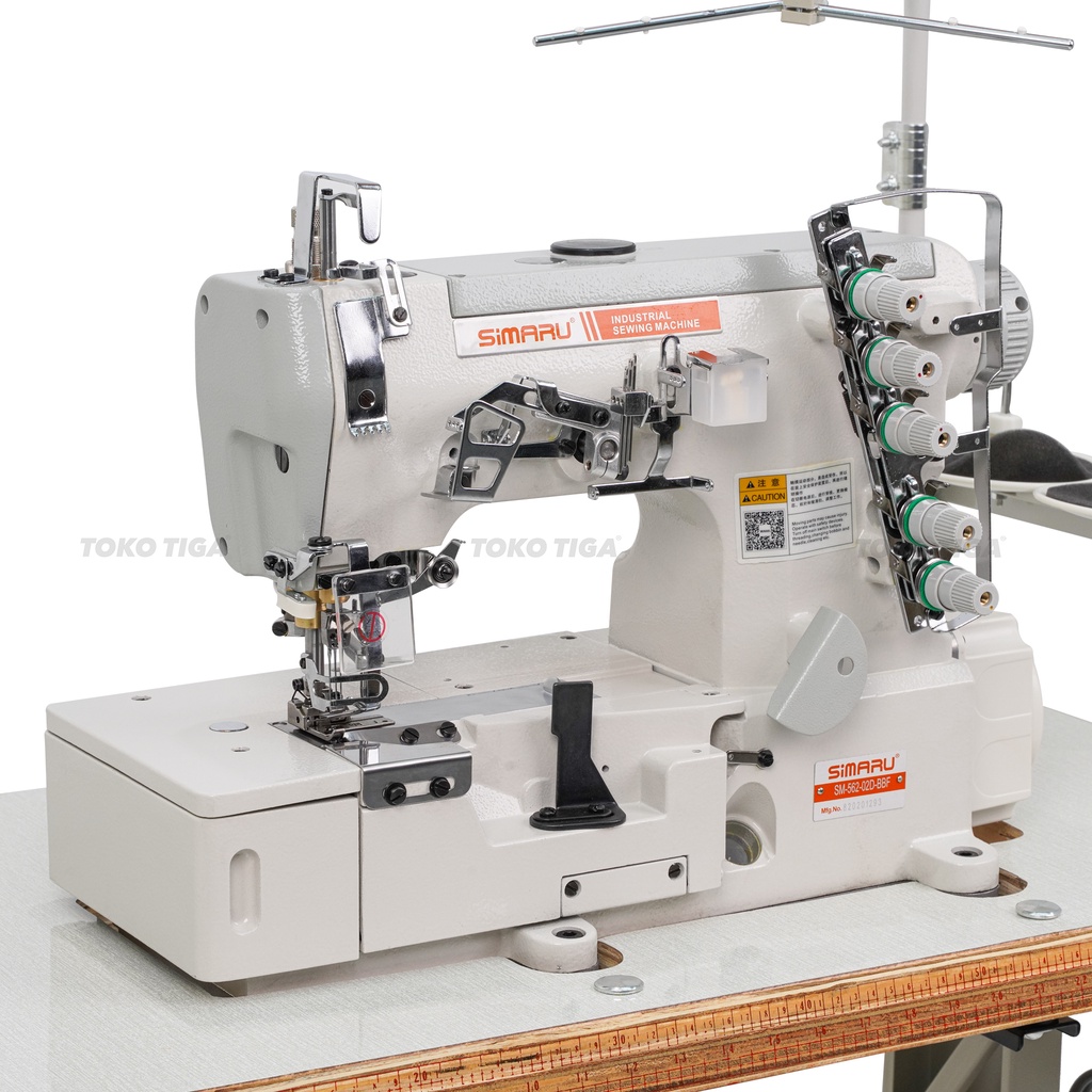 Mesin Overdeck Bis SIMARU SM562-02D-BBF Interlock / Coverstitch Servo