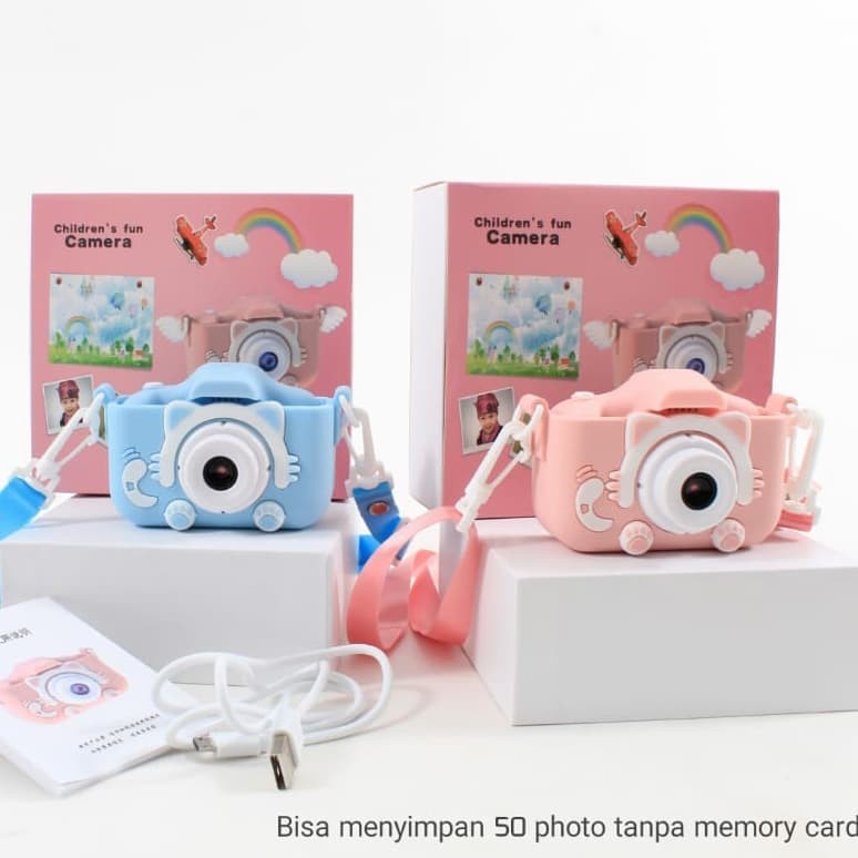 RESTOCK CHILDREN CAMERA UNICORN - MAINAN KAMERA ANAK FUNGSI REAL