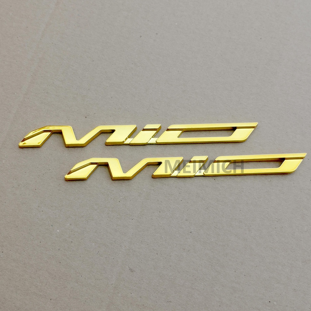 Emblem Logo 3D Yamaha MIO 2PCS (SEPASANG KANAN KIRI ya kak)