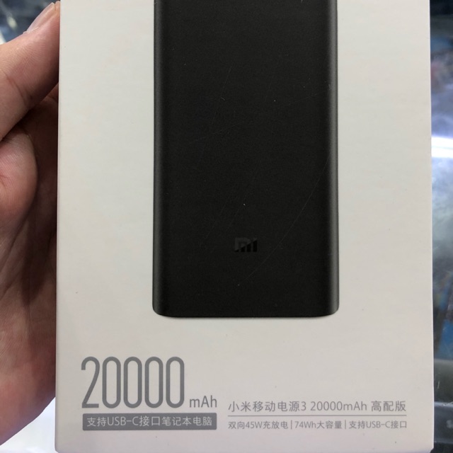 Powerbank xiaomi 20000mah sistem vooc