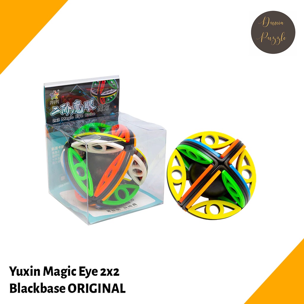 Rubik 2x2 Magic Eye Yuxin Magic Eye 2x2 Stickerless PREMIUM