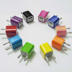 Adaptor Charger Mini Warna Warni Untuk Powerbank MP3 MP4 HP Lampu [MG15]