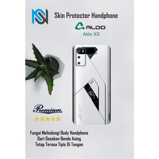 Isi 2pcs Garskin Hp Aldo XS Motif rog 2 - Free Custom Motif