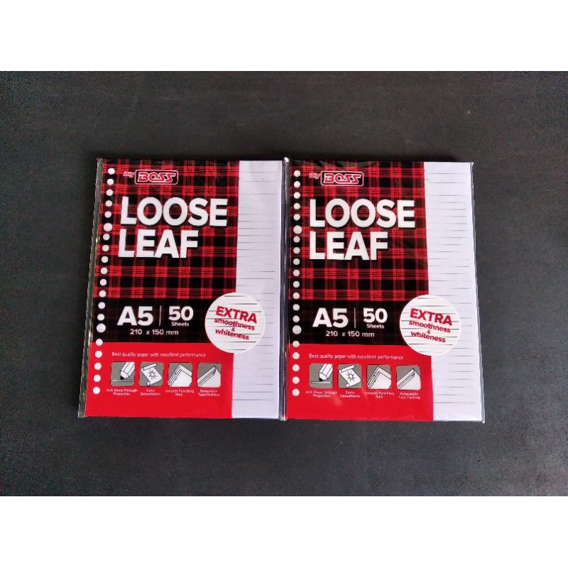 

Loose Leaf A5 50 Lembar Big Boss/Loose Leaf/Isi Binder