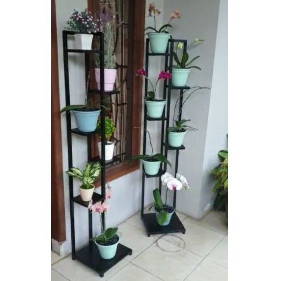 STANDING POT RAK BUNGA SUDUT DEKORASI RUMAH BAHAN 100 