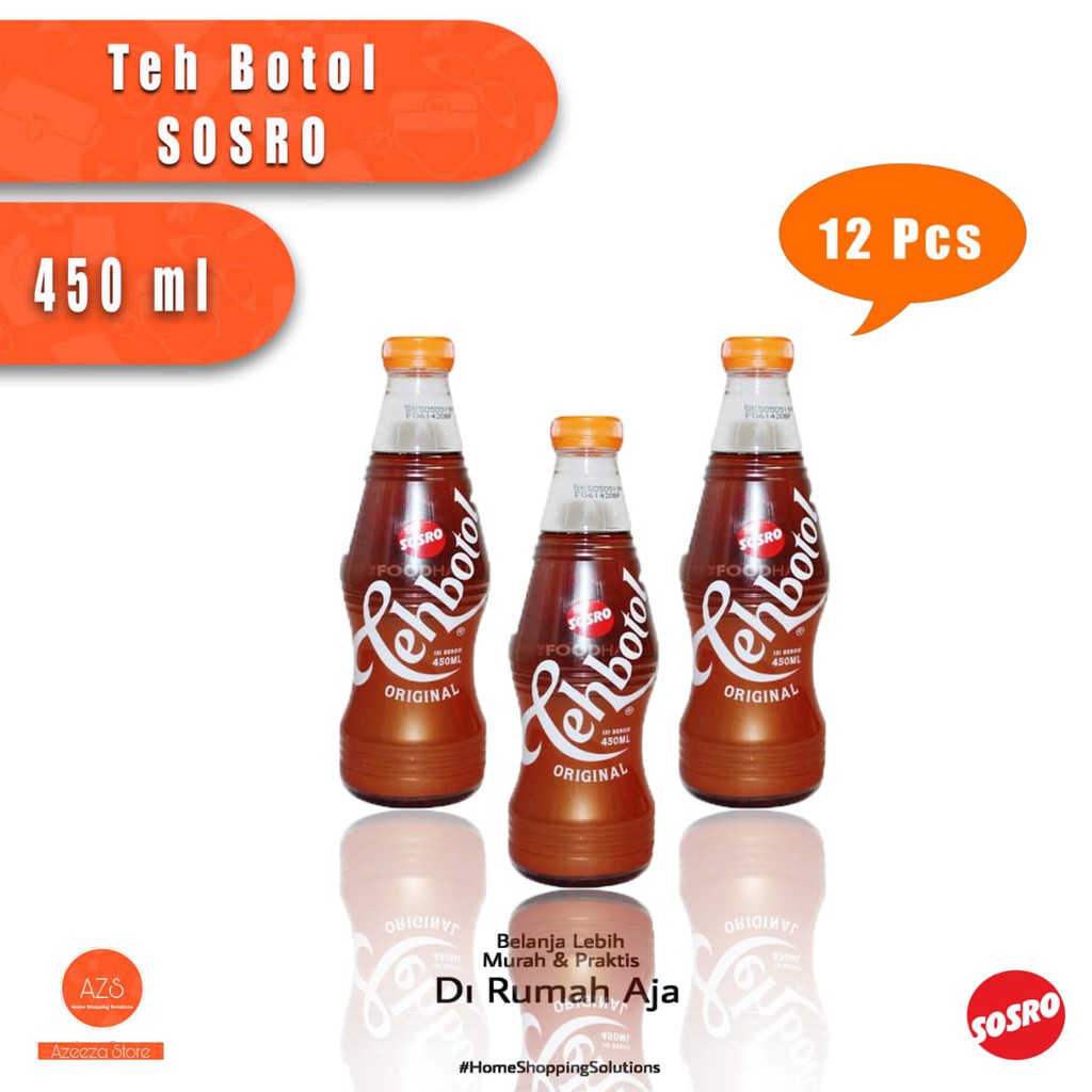 

Teh Botol Sosro 450ml 1 Dus Isi 12 pack