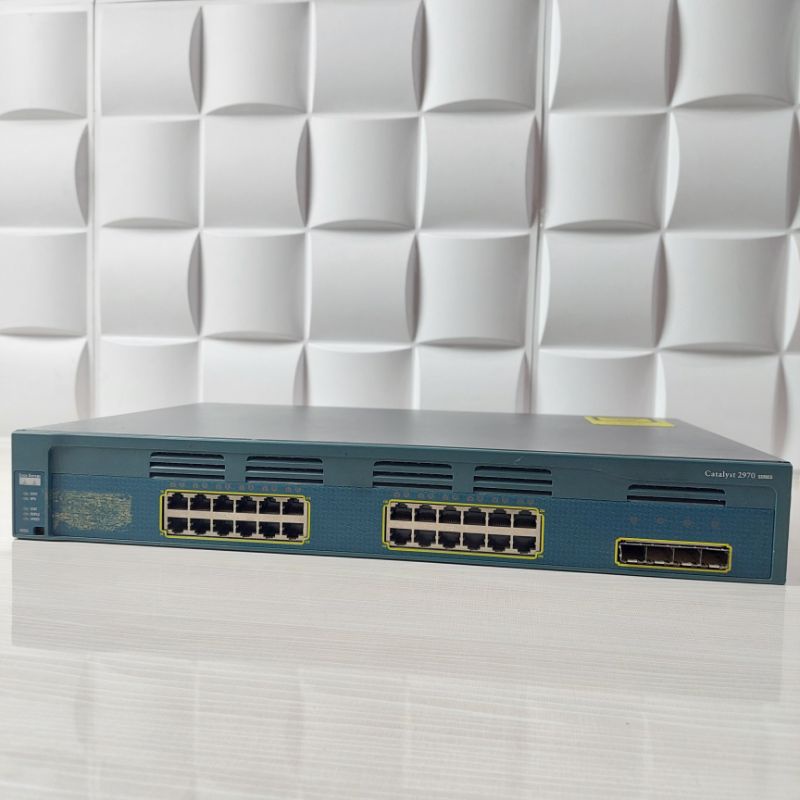 CISCO Switch WS-C2970G-24TS-E Catalyst Seri 2970 24-Port Gigabit