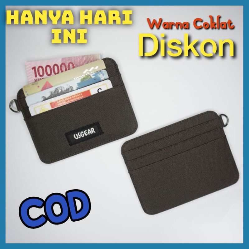 Dompet Kartu Tipis Card Wallet Simple Wallet Pria Wanita - UGSW0002