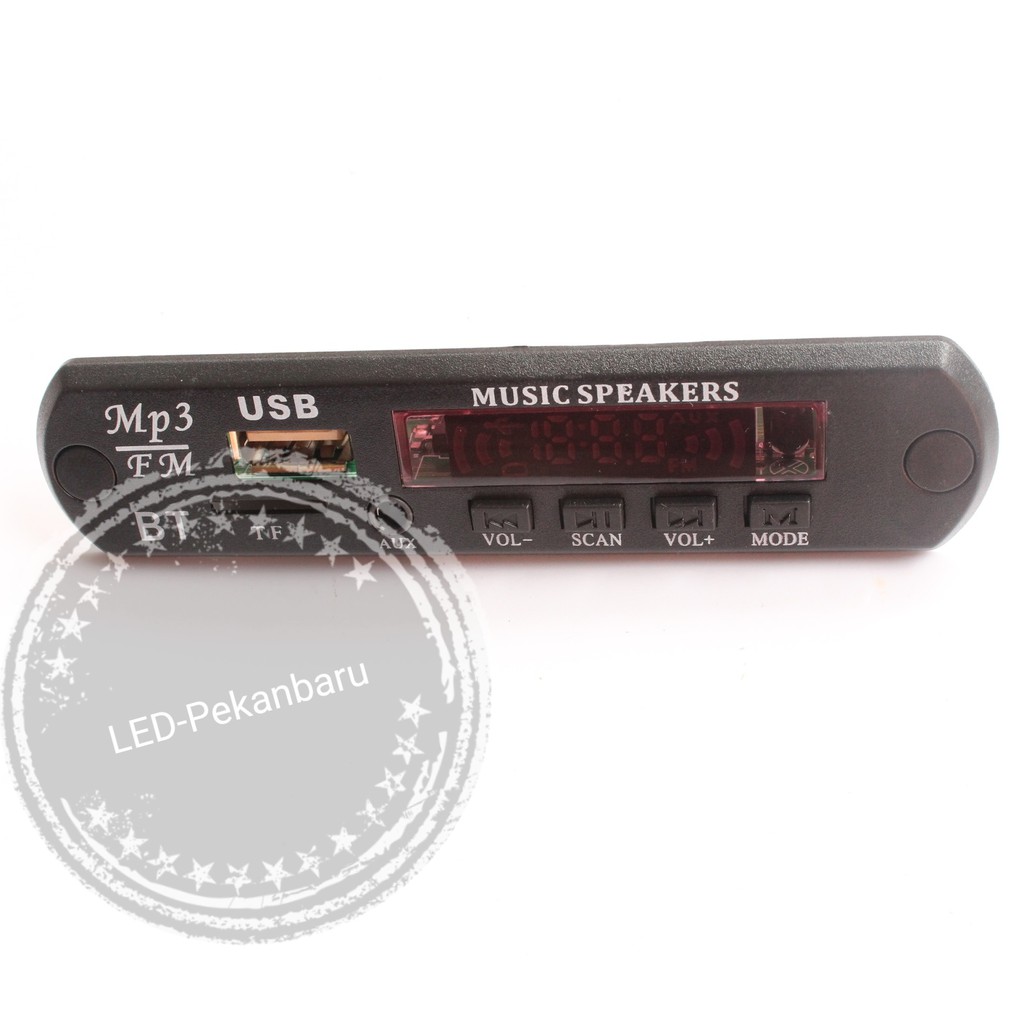 KIT MODUL MP3 PLAYER BLUETOOTH DAN FM RADIO 12V