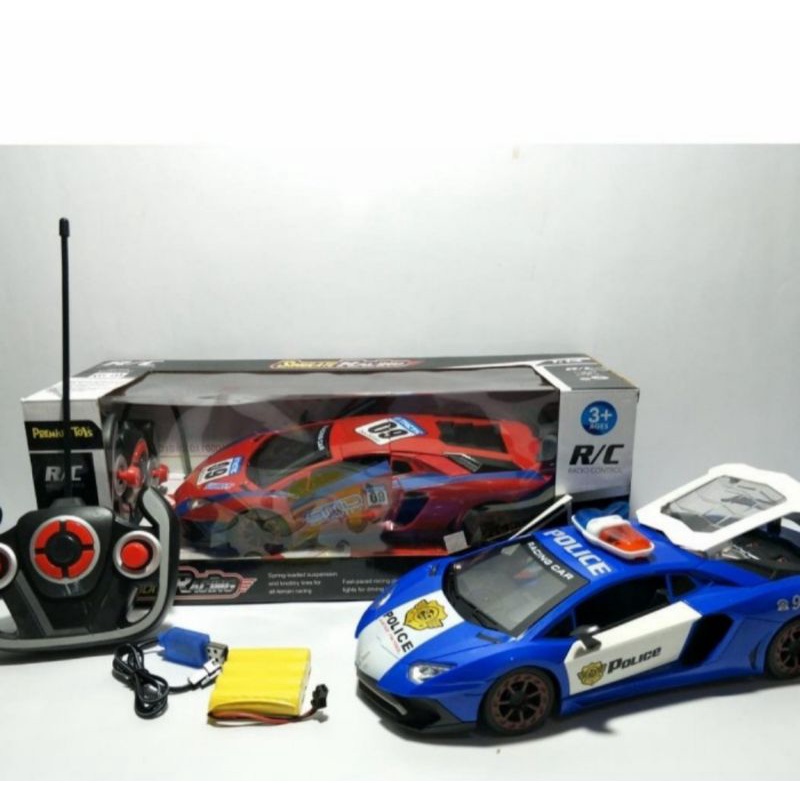 RC mobil lamborghini remote control police