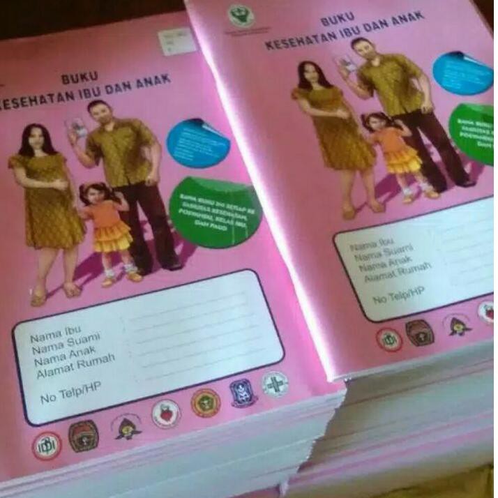 Model Baru JNJ BUKU KIA/ BUKU PINK (BUKU KESEHATAN IBU DAN ANAK), BUKU IBU HAMIL, PMB FREE STICKER P
