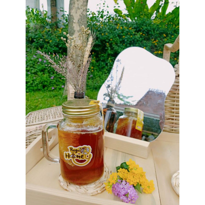 

Pure honey Randu mix honeycomb