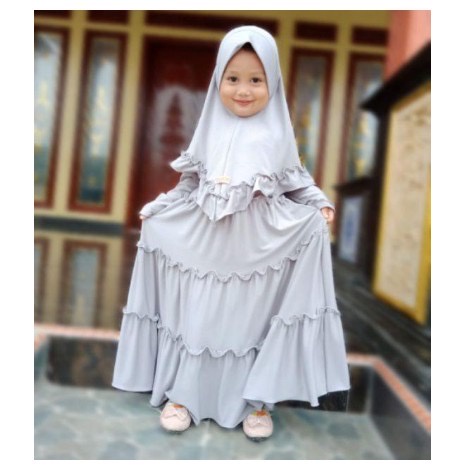 GAMIS ANAK GHOROOMI RAMPLE SYARI DRESS ANAK BUSANA MUSLIM 1 TAHUN - 5 TAHUN