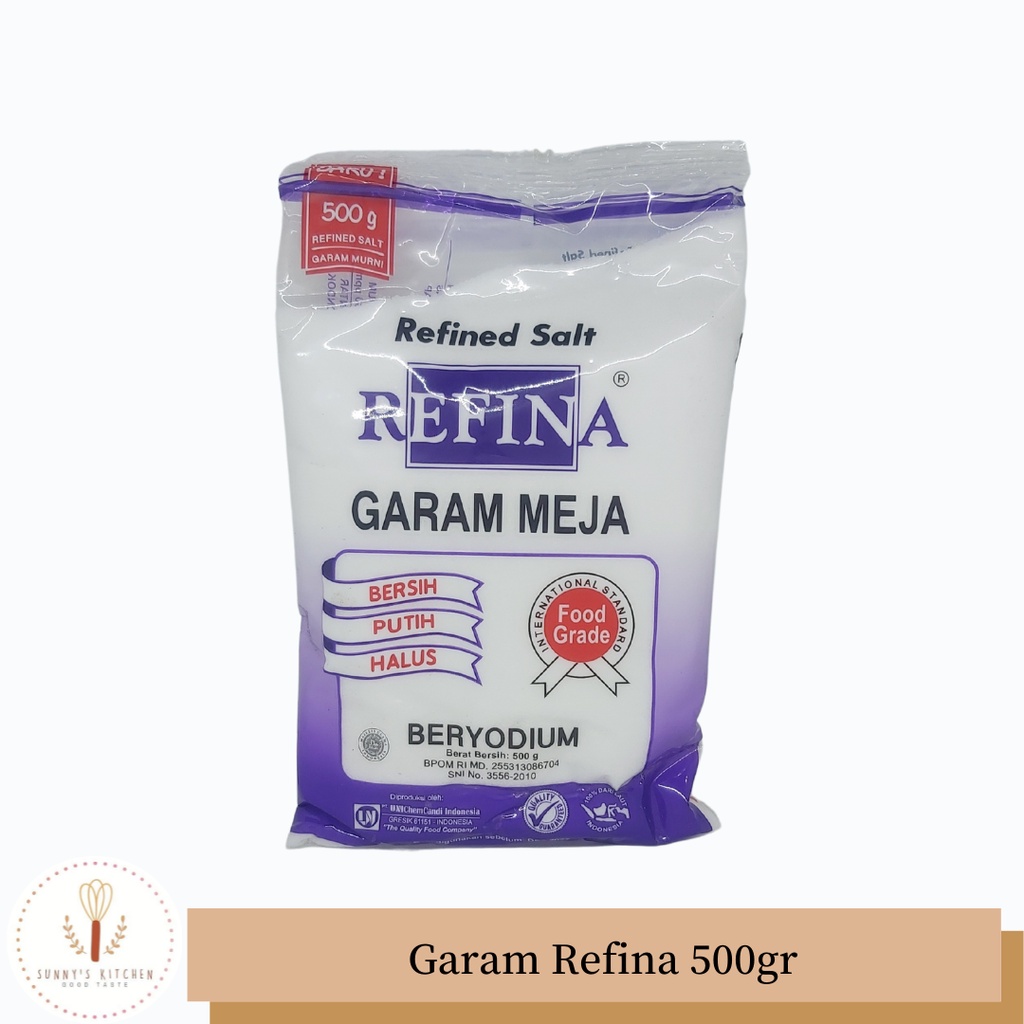 

Garam Refina 500gr / Garam Beryodium / Garam Dapur