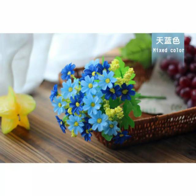 BUNGA CRYSANT / BUNGA KRISAN ARTIFICIAL / BUNGA PLASTIK CRISAN / BUNGA MAWAR-2