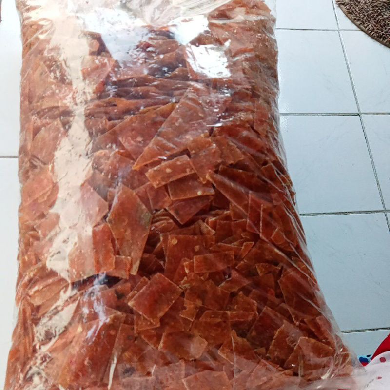 

kerupuk mentah selondok pedas manis