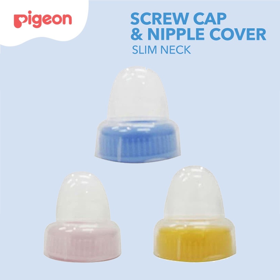 Pigeon Screw Cap and Nipple Cover Slim Neck Standart Tutup Botol Susu Bayi