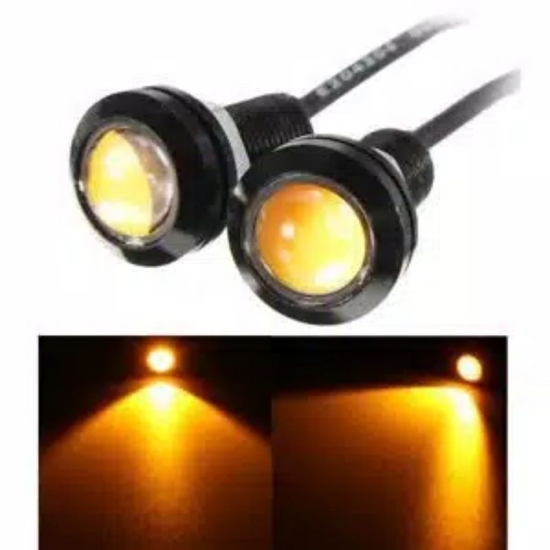 2pcs DRL Eagle Eye Drat Lampu LED Mata Elang 23mm 2pcs