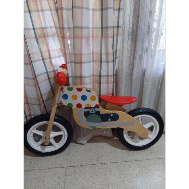 ELC balance bike wooden sepeda kayu keseimbanga n non london taxi strider preloved