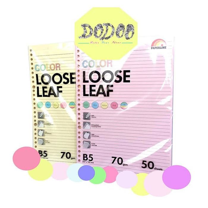

Kertas Note - Isi Kertas Binder - Kertas File Kertas B5 Isi 50 Lembar Berwarna Produk Terbaik
