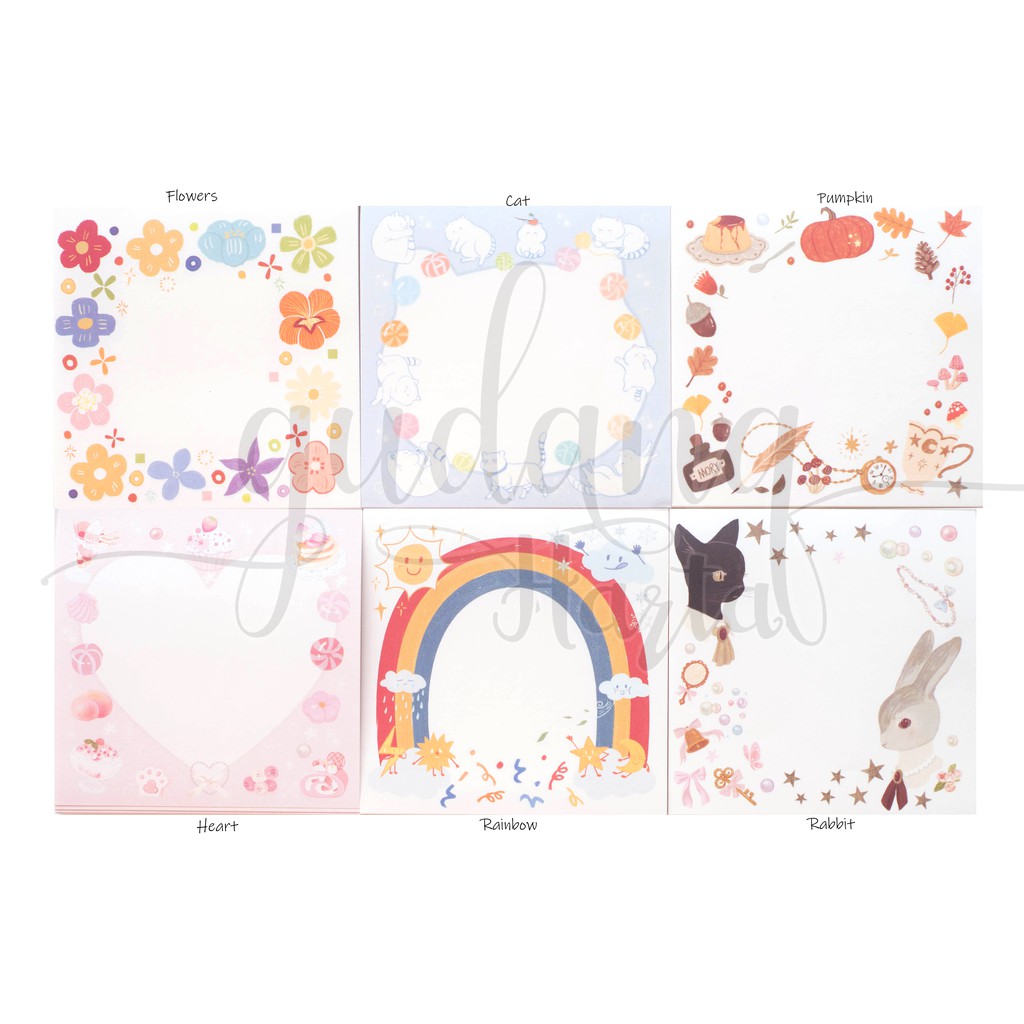 

Memopad Pelangi Kucing Notes Lucu Unik Memo DIY Scrapbook GC 301330