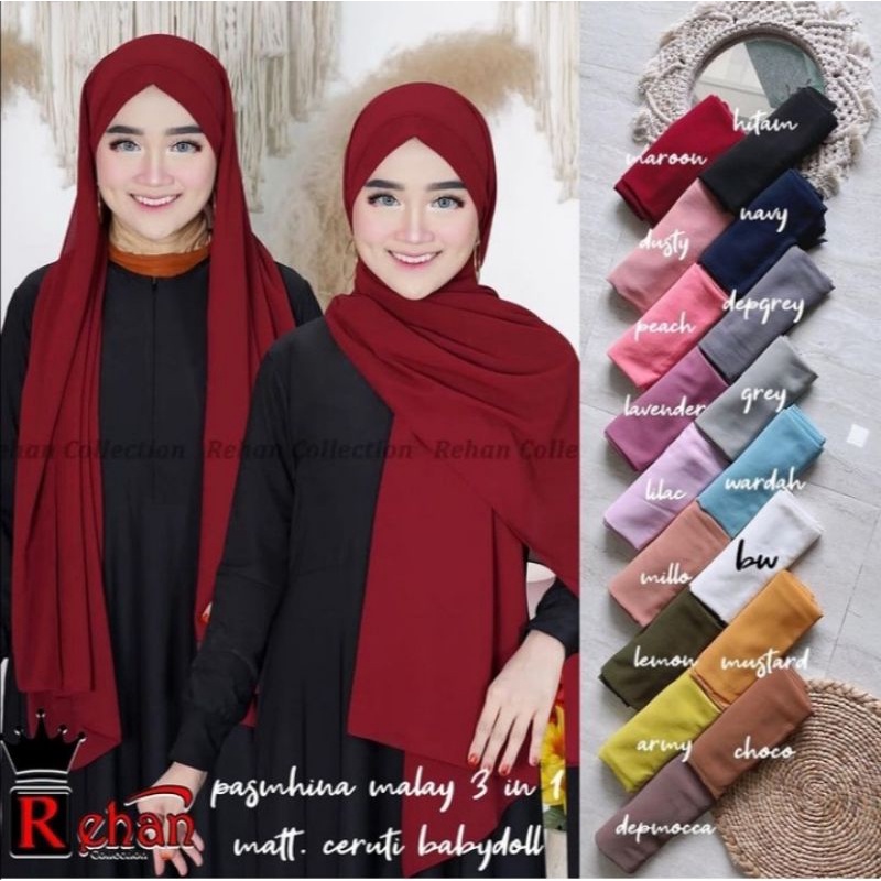 Pashmina Malay ceruti babydoll