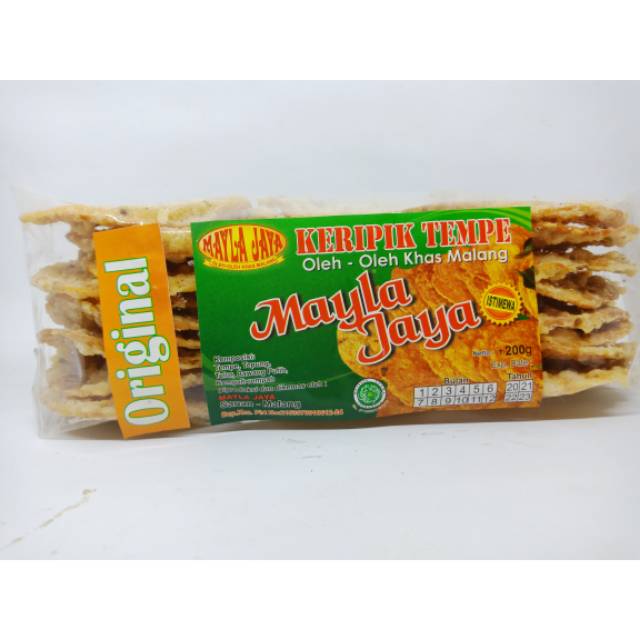 

KERIPIK TEMPE SANAN MALANG ORIGINAL CAP MAYLA JAYA