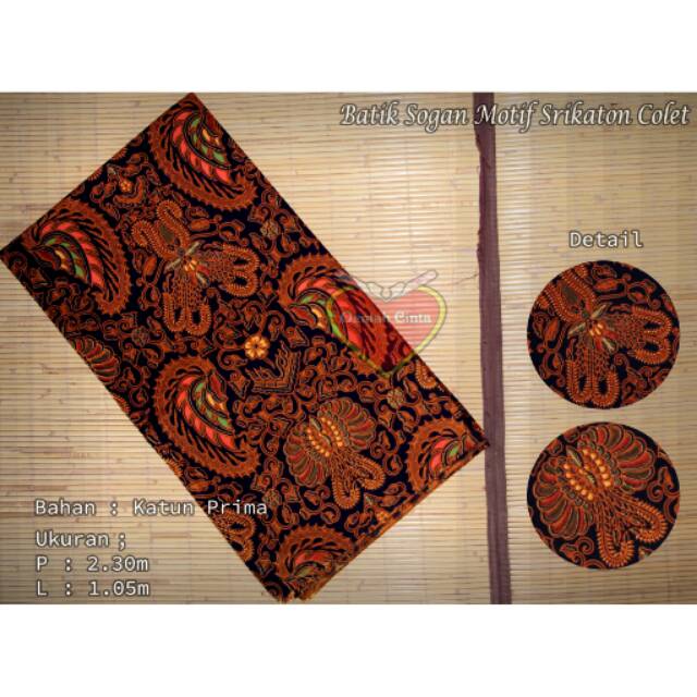 Batik Sogan Colet Srikaton