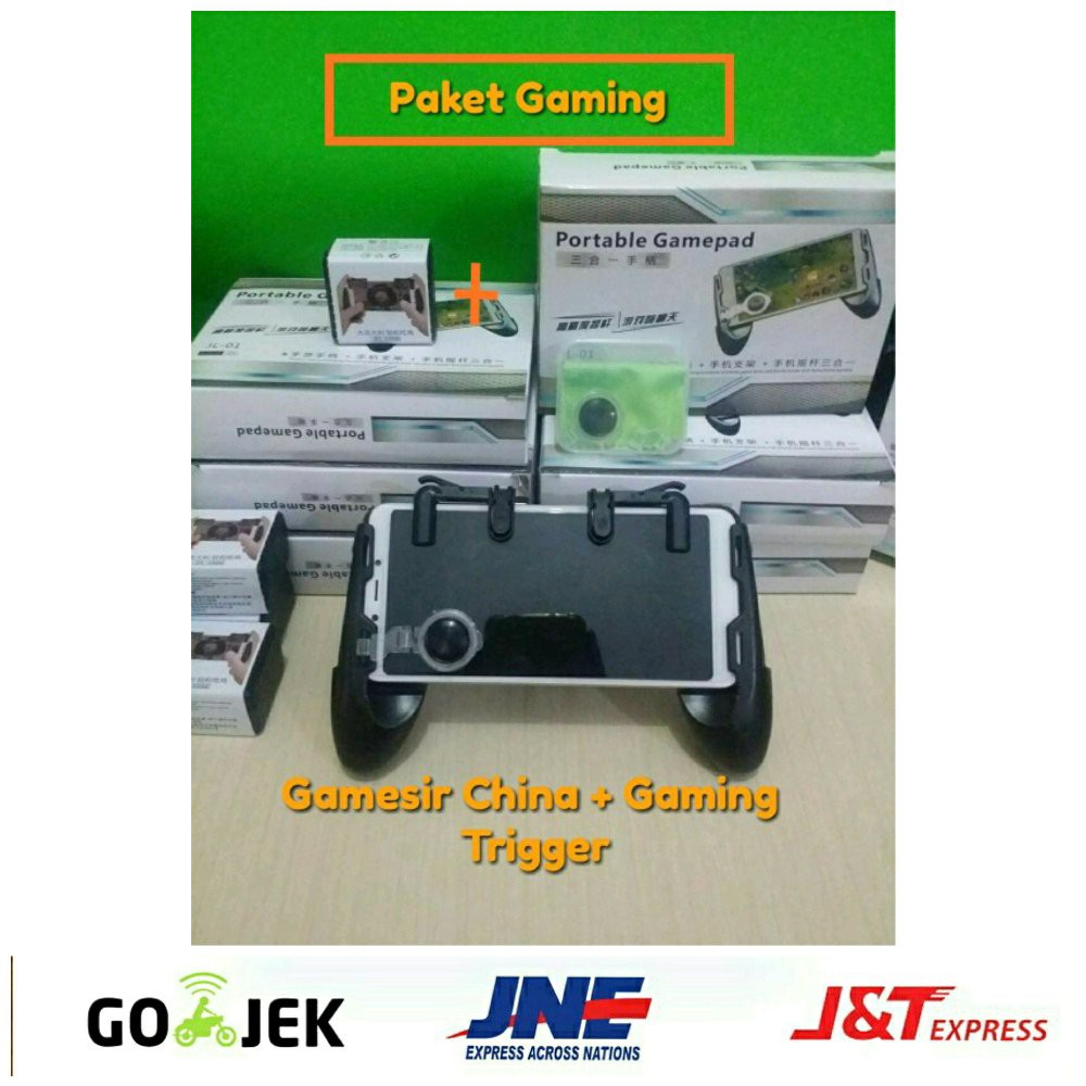 PAKET Lengkap Gamepad JL-01 fling Joystick dan L1R1 3 in 1 TERMURAH