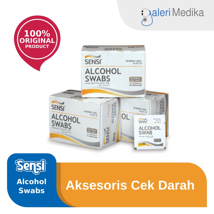 Sensi Alcohol Swabs / Tissue Alkohol / Alcohol Swab