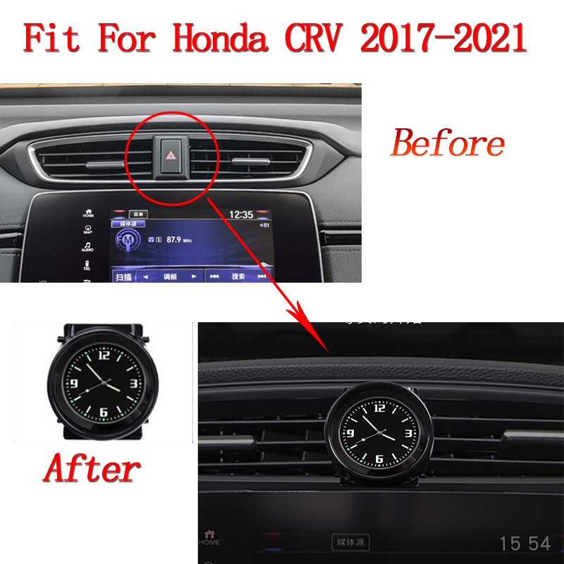 Jam Alarm Interior Mobil Untuk Honda Crv 2017-2021 / Cr-V