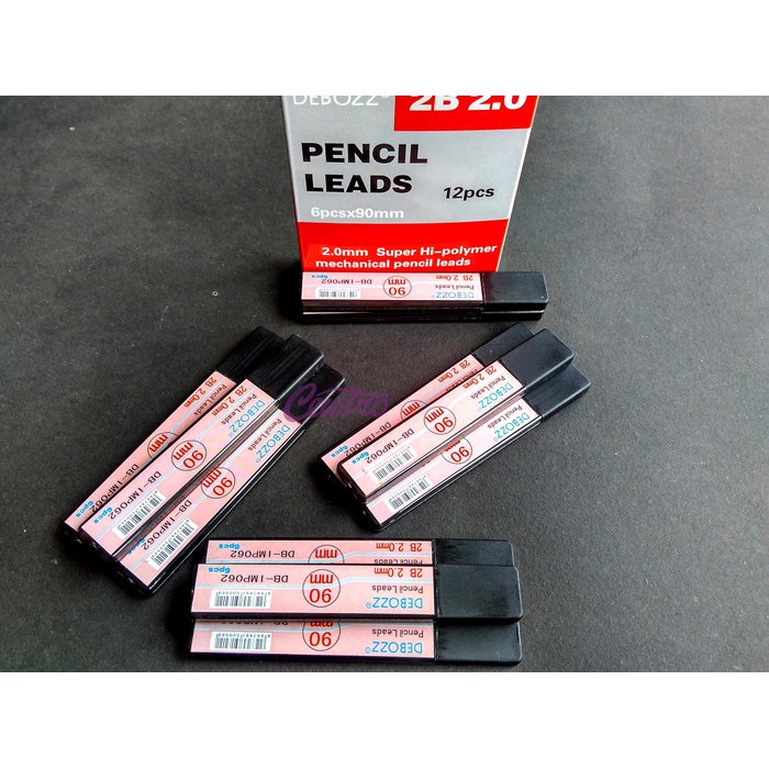 

Promo DEBOZZ 2B 2.0MM MECHANICAL PENCIL LEADS Berkualitas