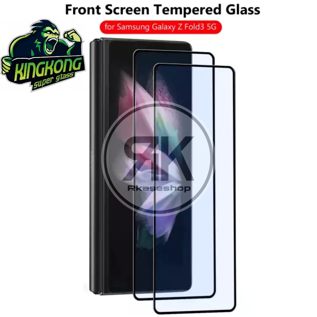 KINGKONG Tempered glass DEPAN FRONT SAMSUNG Z FOLD 2 3 4 anti gores