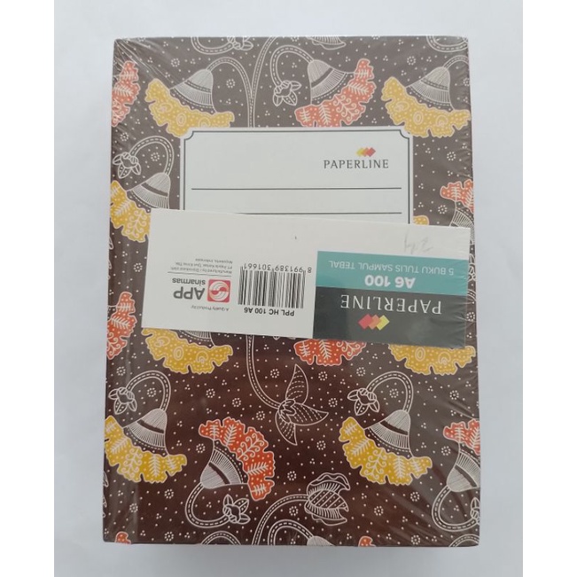 

Buku Hard Cover Paperline Oktavo A6 (5Pcs)