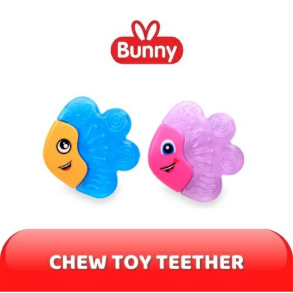 LUSTYBUNNY CHEW TOY SILICONE TEETHER / GIGITAN BAYI