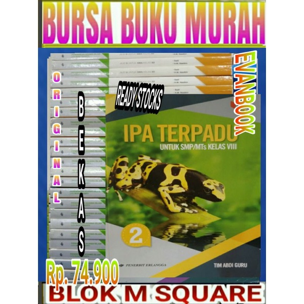 

Buku ipa terpadu untuk SMP kelas 2 VIII 8 kurikulum 2013 revisi erlangga