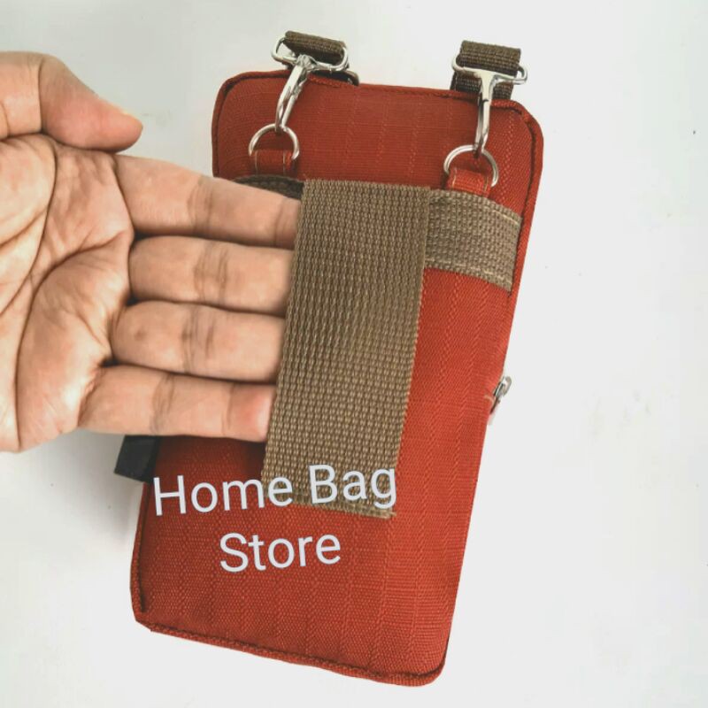Tas Selempang Multifungsi Tas hp 7 in Leather Case Slingbag