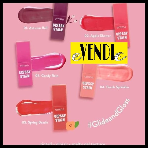 EMINA GLOSSY STAIN LIPTINT ORIGINAL TERMURAH