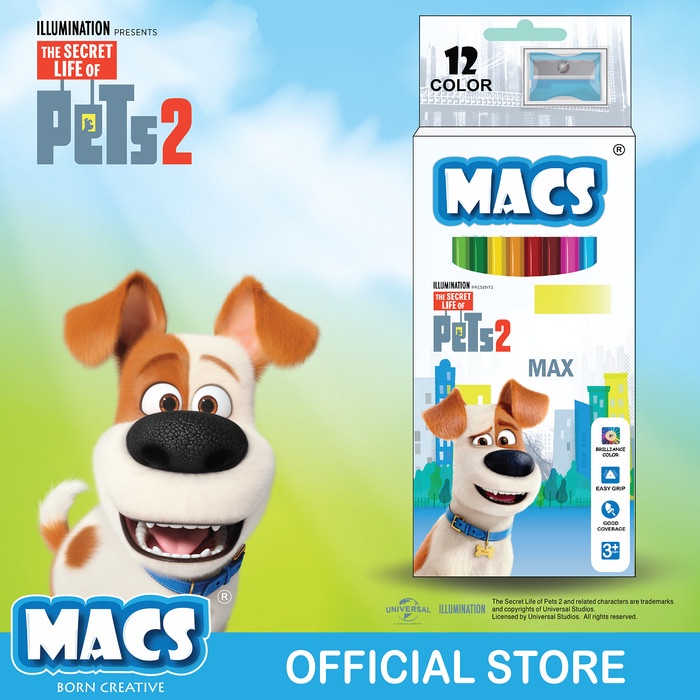 

WARNAPENSIL- FUN BUNDLE MACS MAGIC GLUE STICK DAN COLOR PENSIL 12 WARNA MAX -PENSIL WARNA