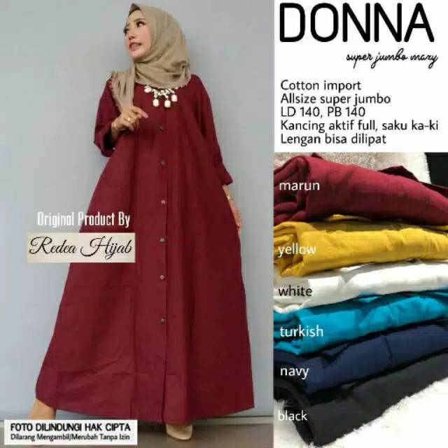 Gamis donna/gamis jumbo/gamis super jumbo
