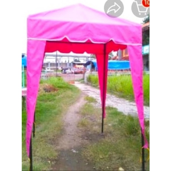 Atap tenda lapak/cafe piramid atap tenda cantik dan murah