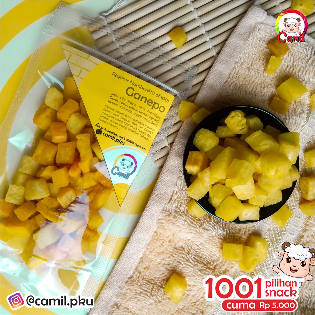 

[CAMIL REG.0010] GANEPO , CEMILAN / SNACK GANEPO SINGKONG