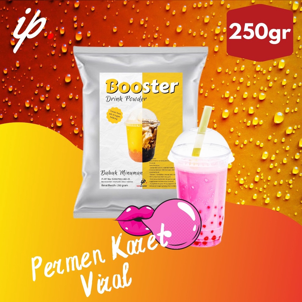 

250 GRAM - Bubuk PERMEN KARET 250gr - Bubuk Minuman PERMEN KARET 250gr