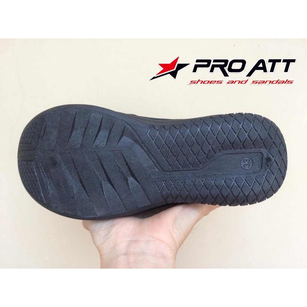 PROMO Sepatu sekolah PRO ATT / Sepatu Anak-anak / Sepatu Sekolah Anak / Sepatu Hitam Polos / Sepatu Sekolah / Fashion Anak-anak