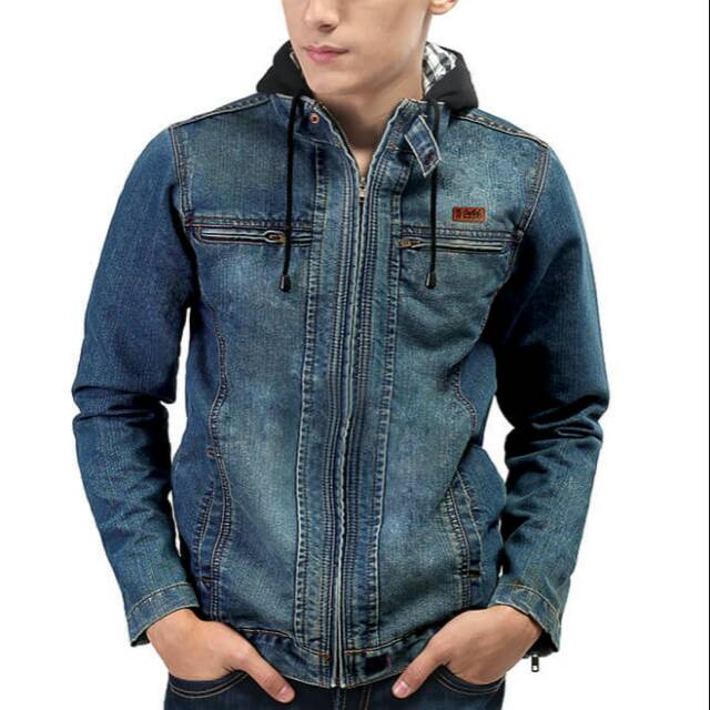 jaket denim levis pria