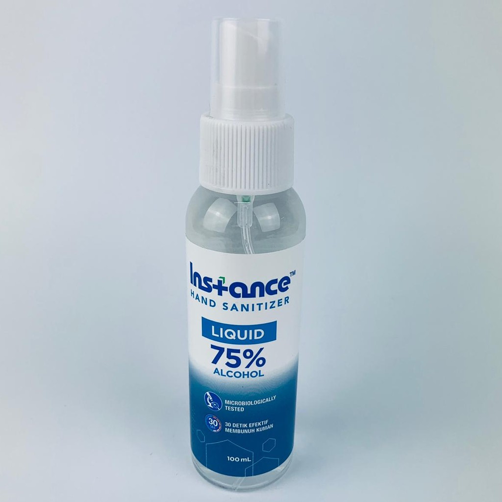 INSTANCE HAND SANITIZER LIQIUD 75% ALCOHOL 100ML