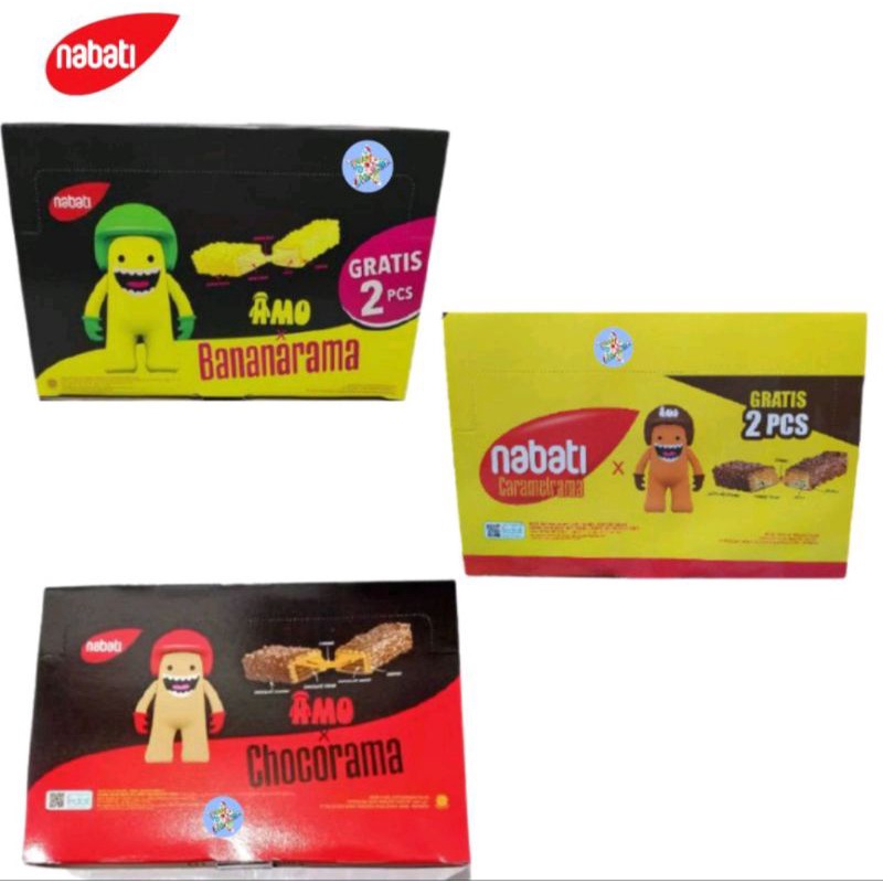 Nabati Amo Caramelrama/ Chocorama/ Bananarama (20pcs)