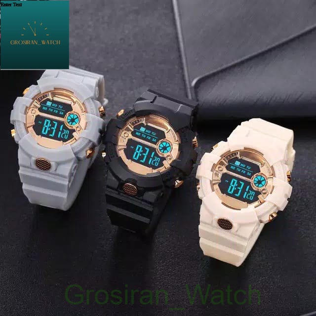 Jam Tangan Wanita Kasual Sporty Anti air SS-21 Strap Rubber [G_W]