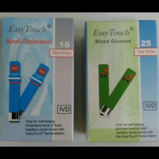 Stik Easy Touch Paket kolesterol,Glucose